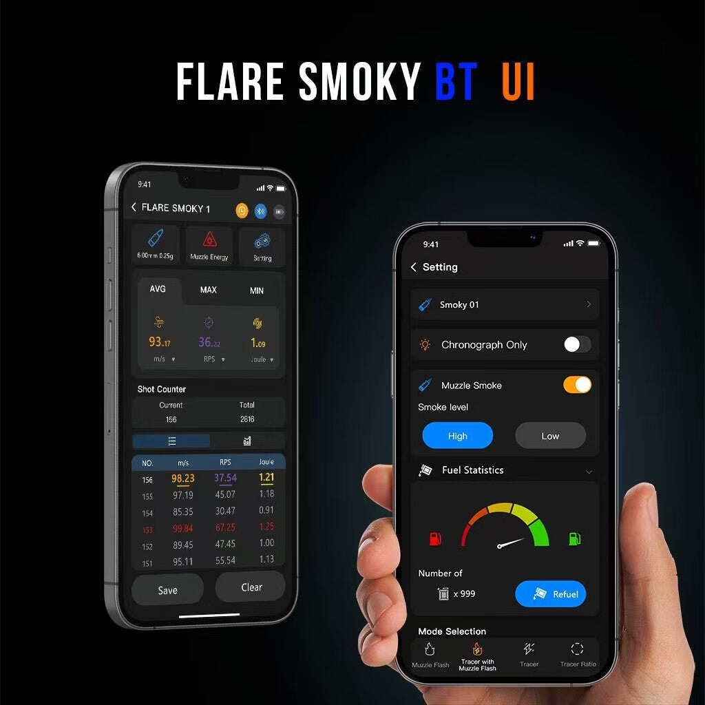 Eshooter Flare Smoky BT Gel Blaster Tracer Unit - Image 9