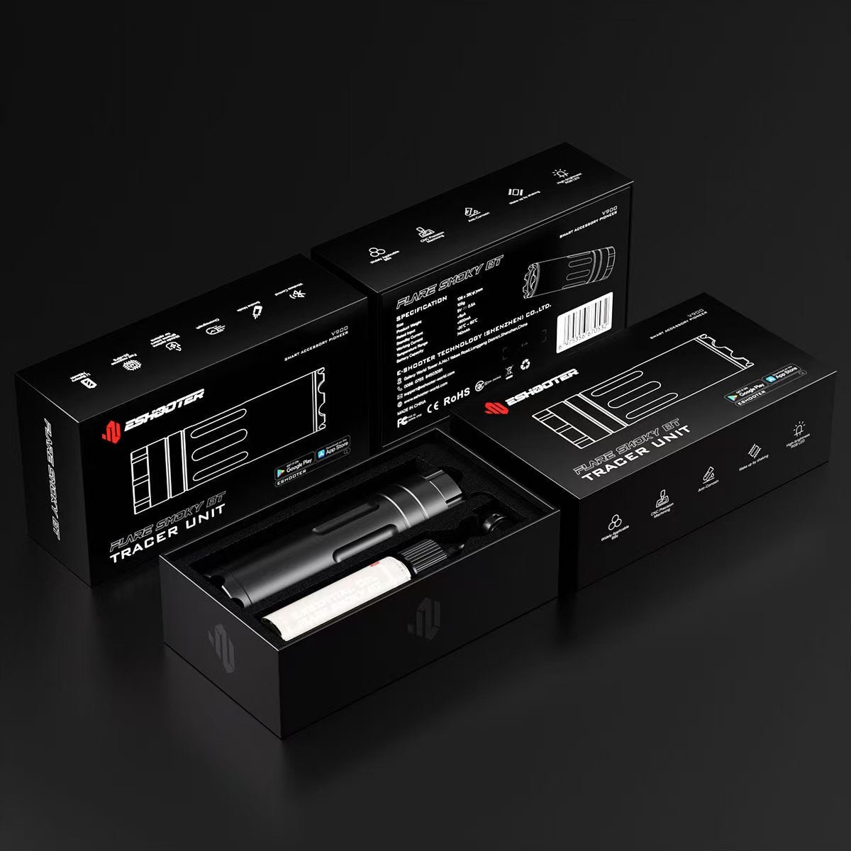 Eshooter Flare Smoky BT Gel Blaster Tracer Unit - Image 8