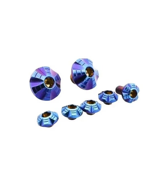 Dr. Black Custom Grip Screw Set for Aluminium Grip - Blue