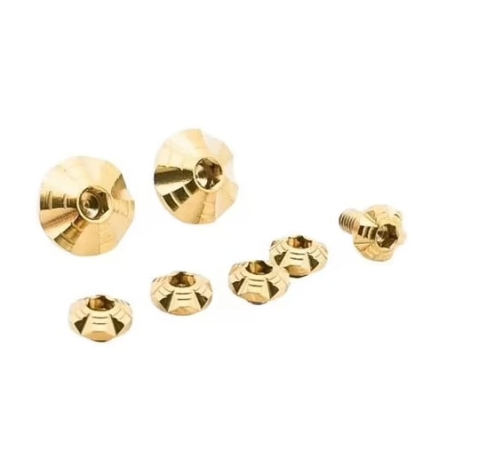 Dr. Black Custom Grip Screw Set for Aluminium Grip - Gold