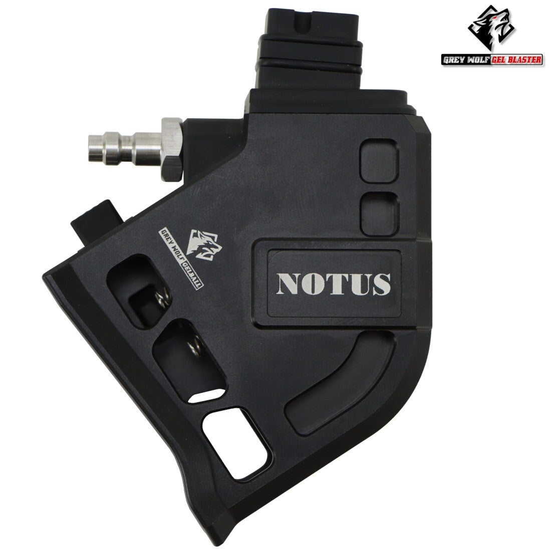 GW Notus Black HPA Adaptor for GBB Gel Blaster Pistols