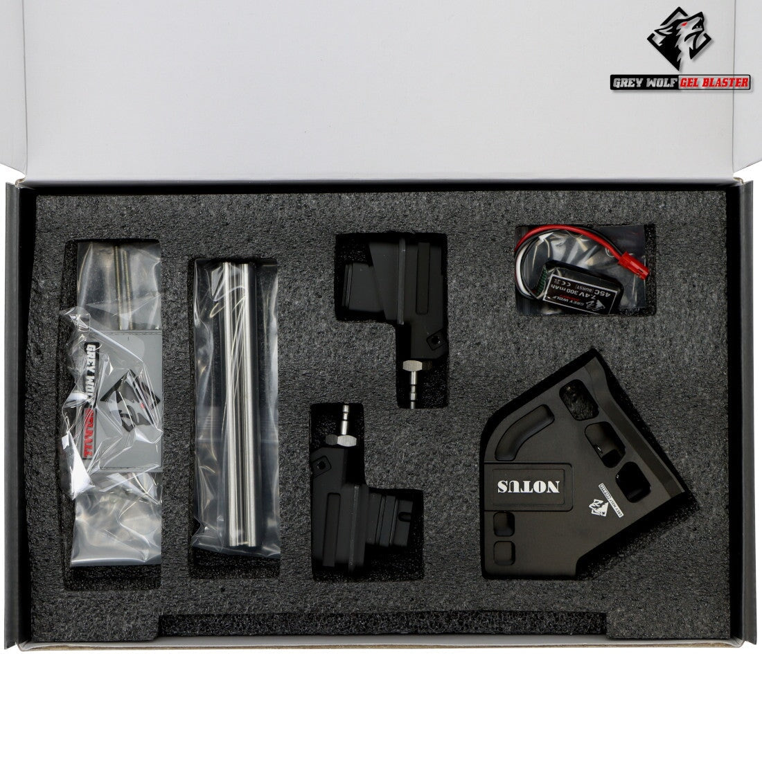 GW Notus Black HPA Adaptor for GBB Gel Blaster Pistols - Image 4