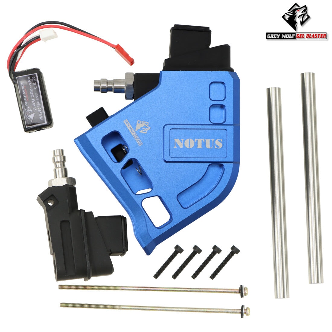 GW Notus Blue HPA Adaptor for GBB Gel Blaster Pistols - Image 3