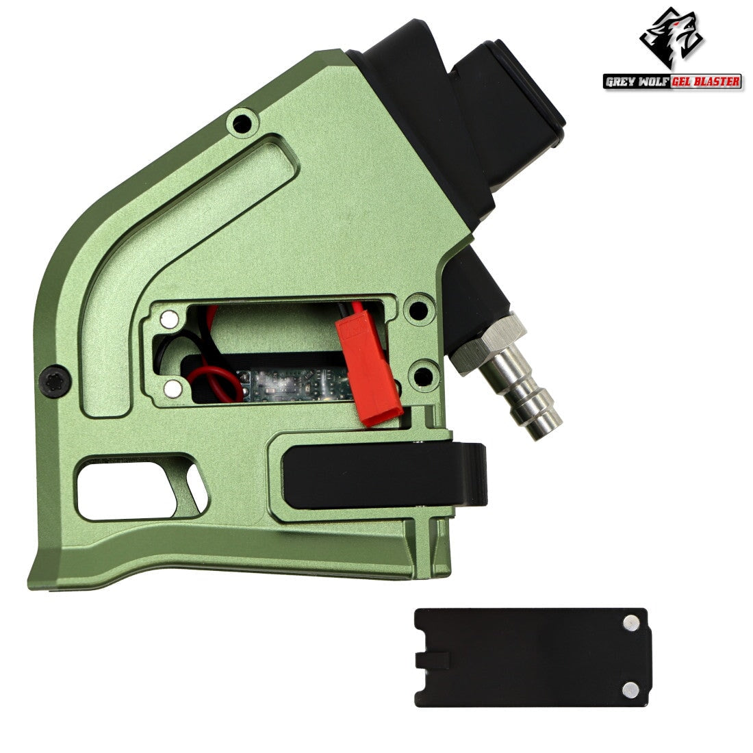 GW Notus Green HPA Adaptor for GBB Gel Blaster Pistols - Image 2