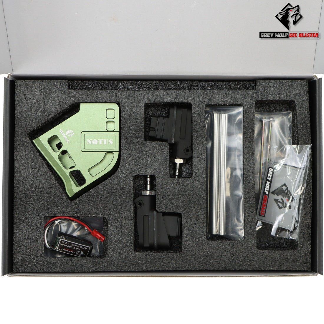 GW Notus Green HPA Adaptor for GBB Gel Blaster Pistols - Image 4