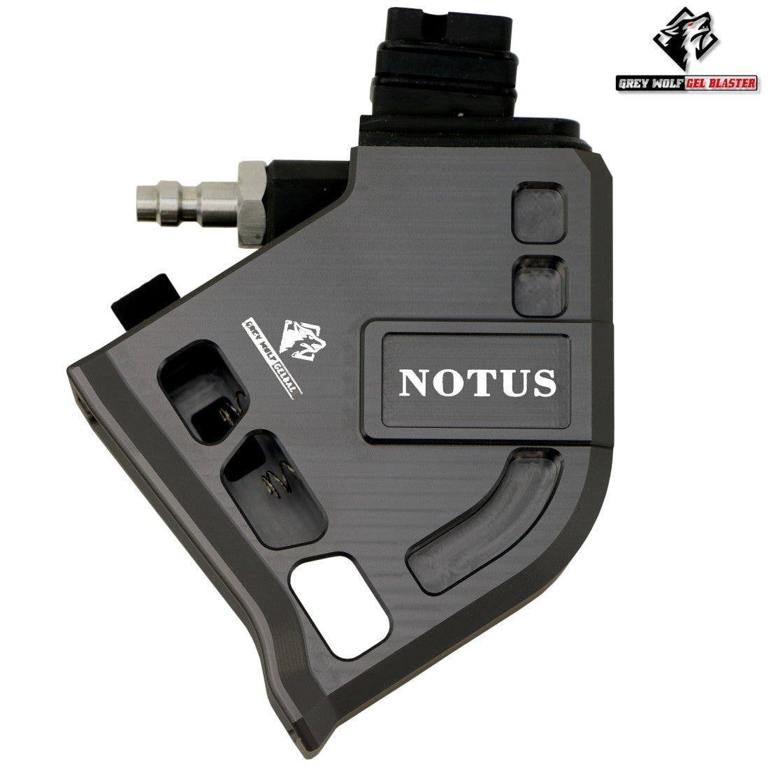 GW Notus Grey HPA Adaptor for GBB Gel Blaster Pistols