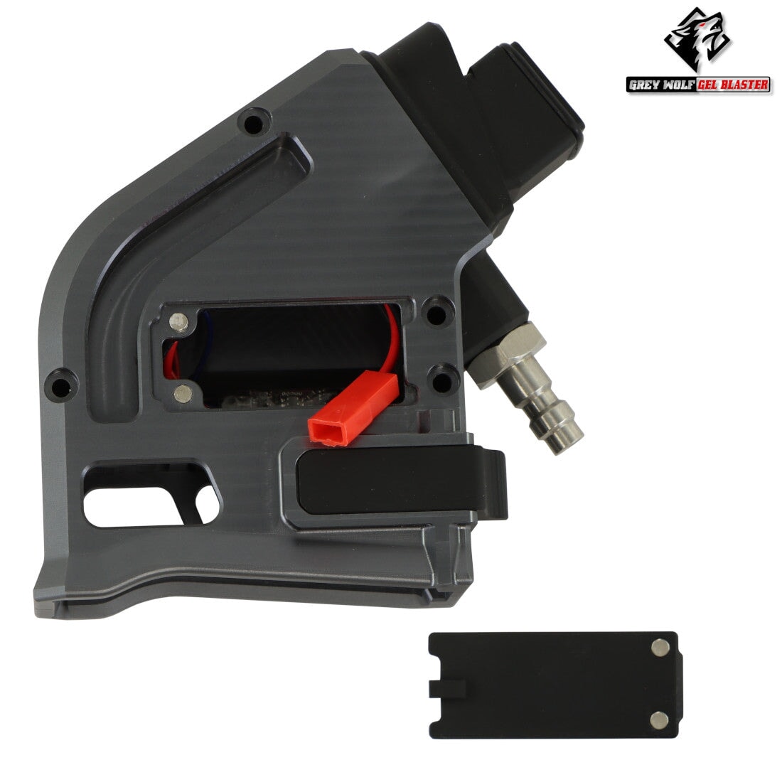 GW Notus Grey HPA Adaptor for GBB Gel Blaster Pistols - Image 2