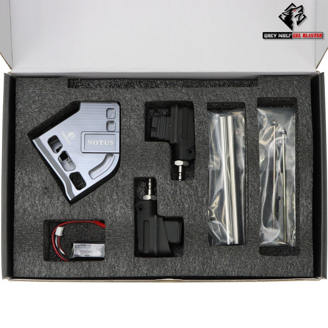 GW Notus Grey HPA Adaptor for GBB Gel Blaster Pistols - Image 4