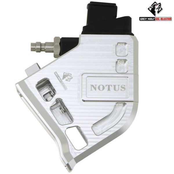 GW Notus Raw Silver HPA Adaptor for GBB Gel Blaster Pistols