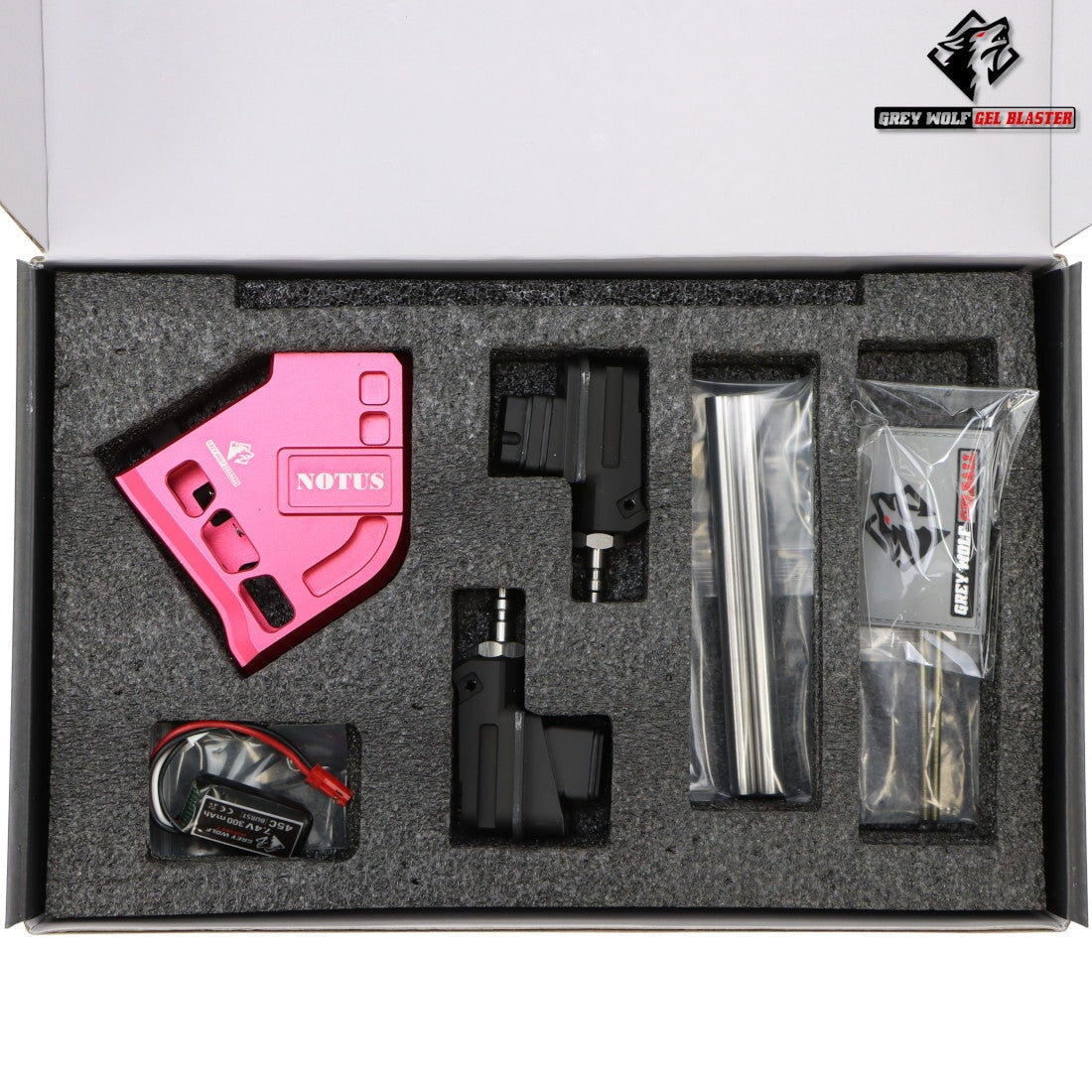 GW Notus Red HPA Adaptor for GBB Gel Blaster Pistols - Image 4