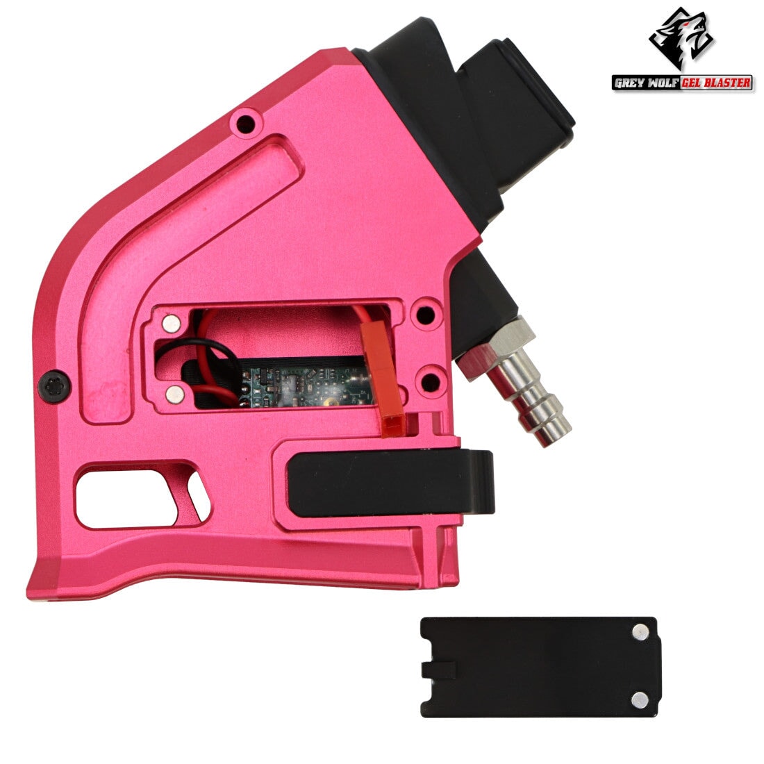 GW Notus Red HPA Adaptor for GBB Gel Blaster Pistols - Image 2