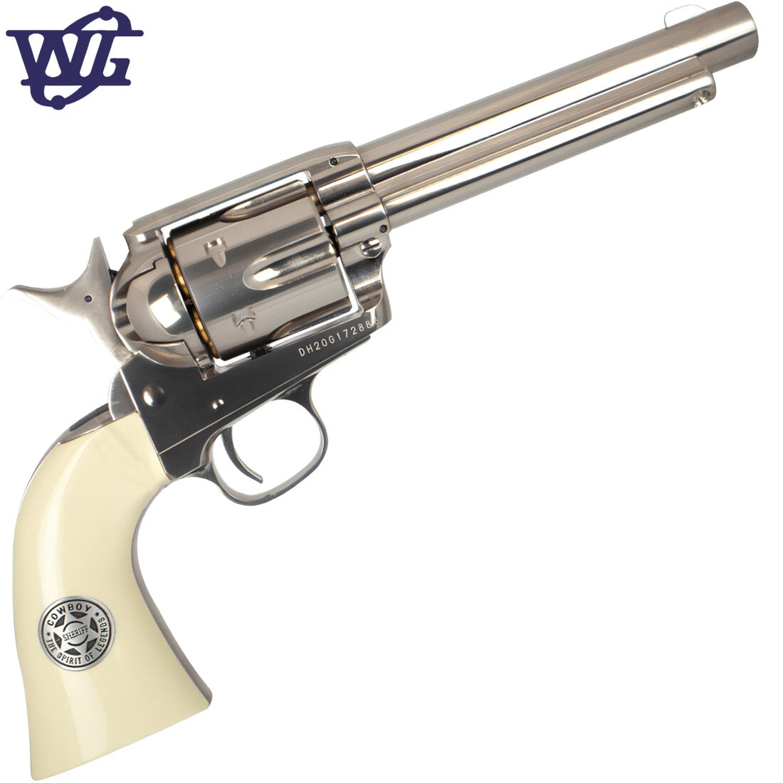 Umarex Wingun Colt SAA Peacemaker .45 Revolver Gel Blaster - Silver